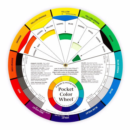 Pocket Color Wheel Mixing Guide