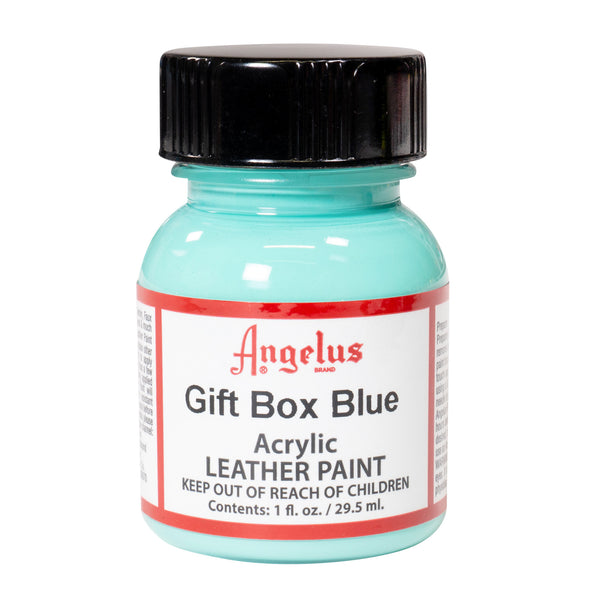 Farba do skóry Angelus pudełko na prezenty niebieskie