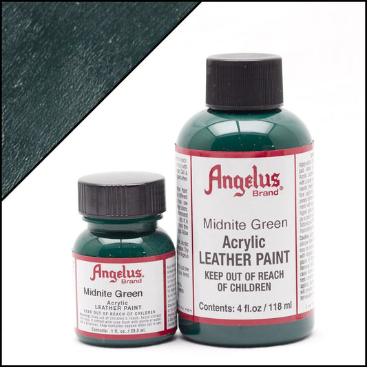 Farba do skóry Angelus Midnight Green