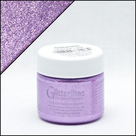 Angelus Glitterlites Lawendowa koronka