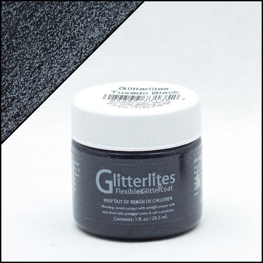 Angelus Glitterlites Tuxedo Czarny 
